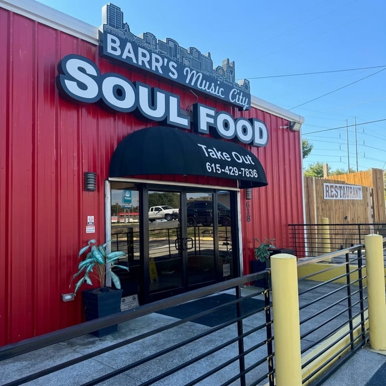 Welcome to Barr’s Music City Soul Food
